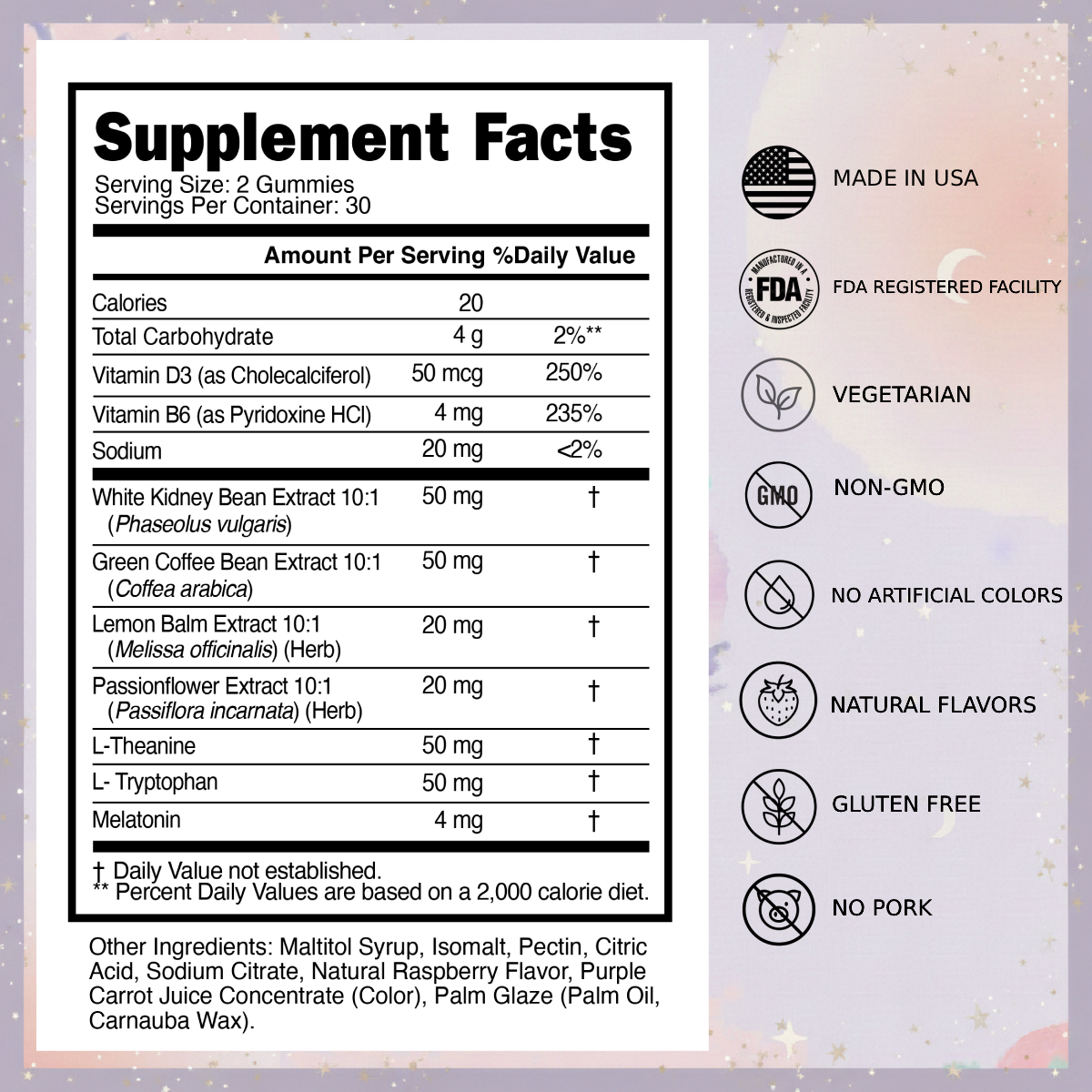 Everher Dream – Sleep Support Gummies - 1 Month Supply